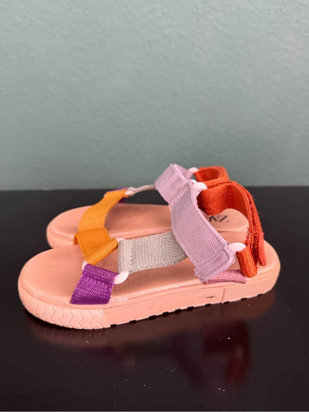 Zara Vibrant Color Block Sandals